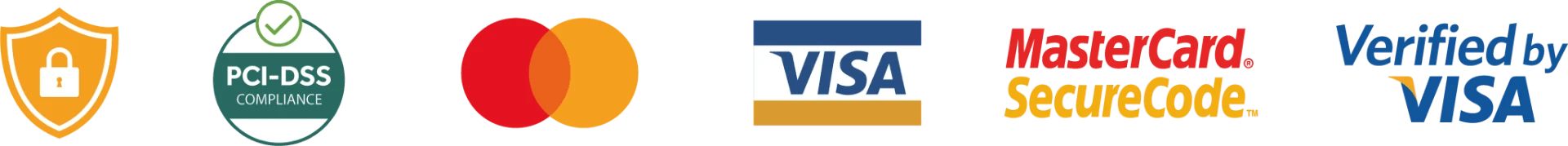 תשלום מאובטח – PCI-DSS, Mastercard, Visa, MasterCard SecureCode, Verified by Visa